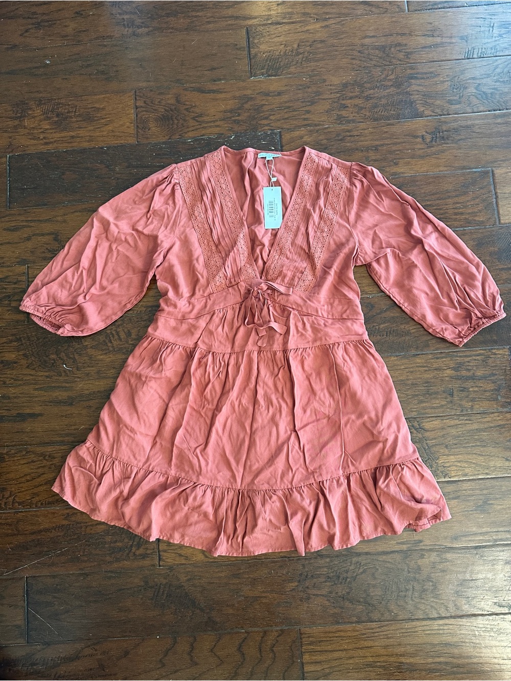 Baltic Born Rust Orange Mini Dress